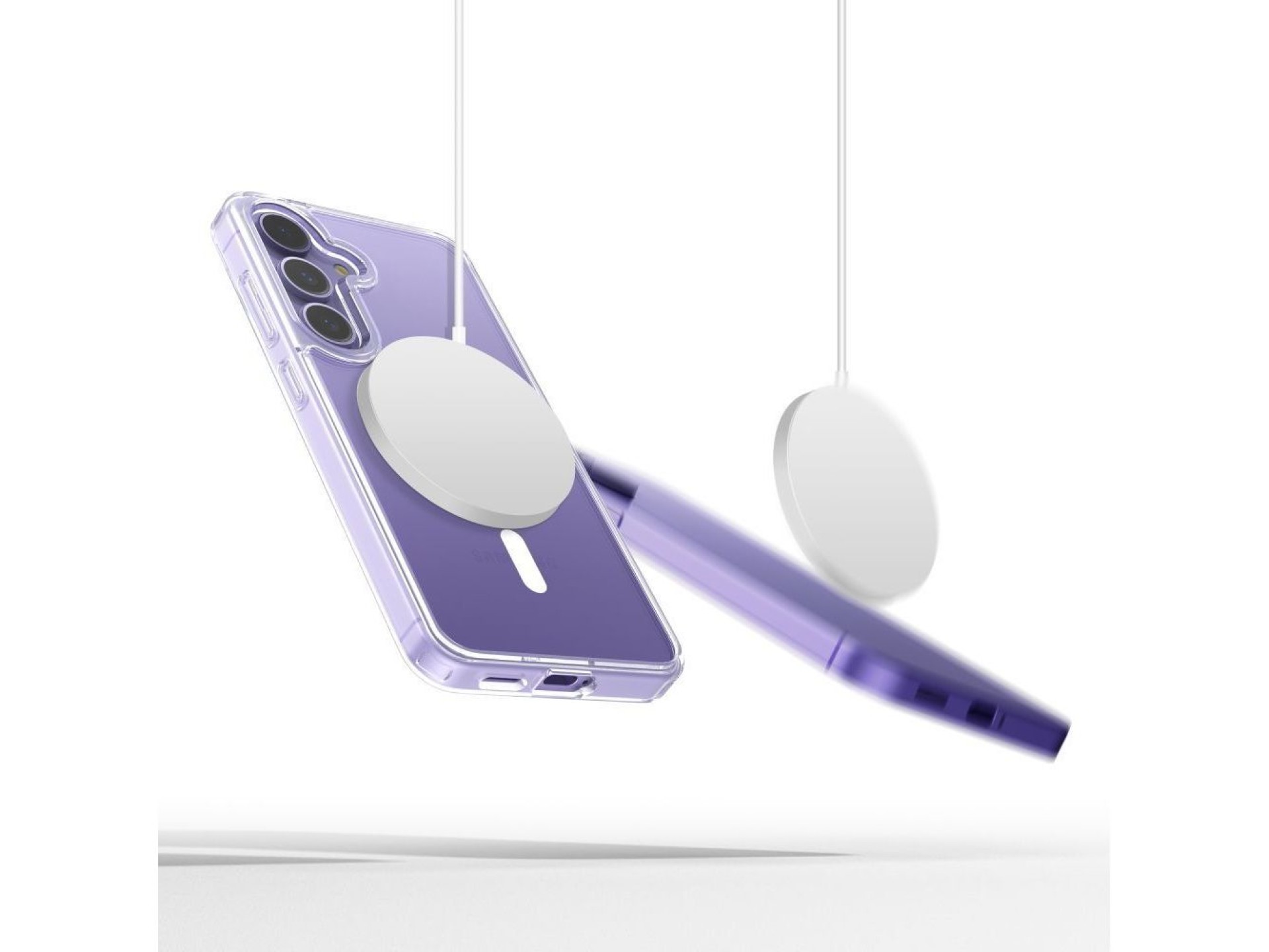Funda híbrida Tech-Protect FlexAir MagSafe para Samsung Galaxy A57 5G - Transparente