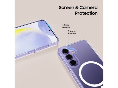 Tech-Protect FlexAir Hybrid MagSafe Case for Samsung Galaxy A57 5G - Transparent Tech-Protect FlexAir Hybrid MagSafe Case for Samsung Galaxy A57 5G - Transparent