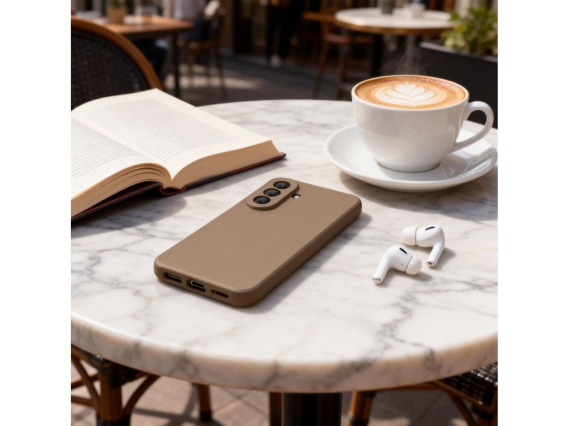 Capa Tech-Protect Icon para Samsung Galaxy A57 5G - Marrom