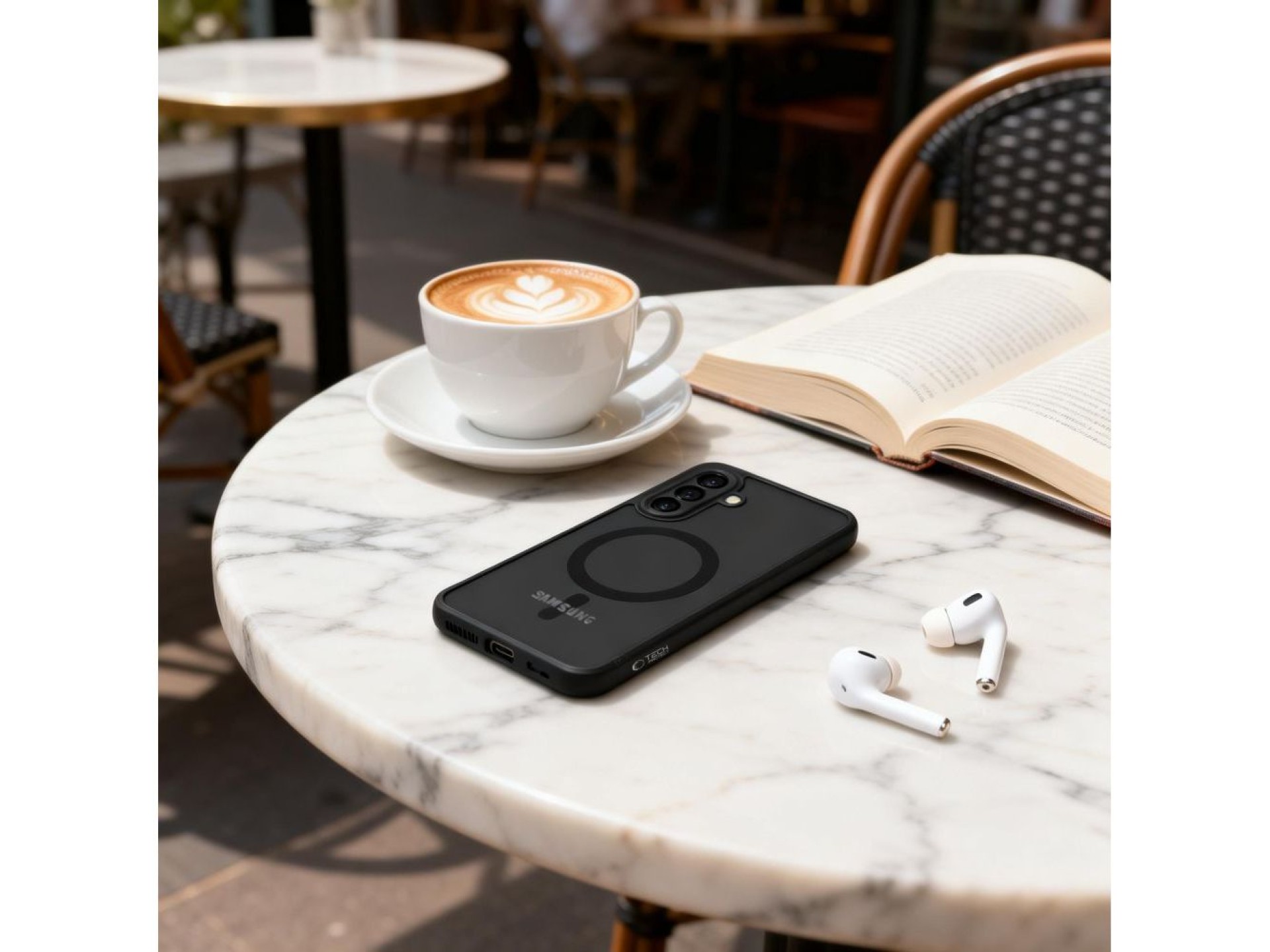 Tech-Protect Magmat MagSafe Case for Samsung Galaxy A57 5G - Semi-Transparent