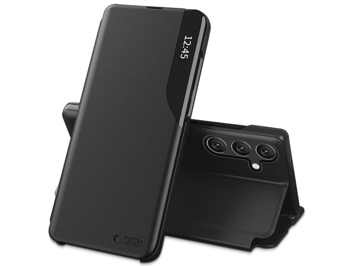 Capa Tech-Protect Smart View para Samsung Galaxy A57 5G - Preta