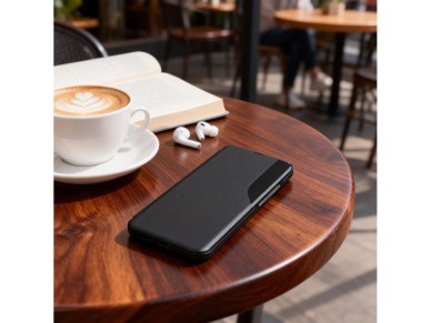 Tech-Protect Smart View Case for Samsung Galaxy A57 5G - Black Tech-Protect Smart View Case for Samsung Galaxy A57 5G - Black