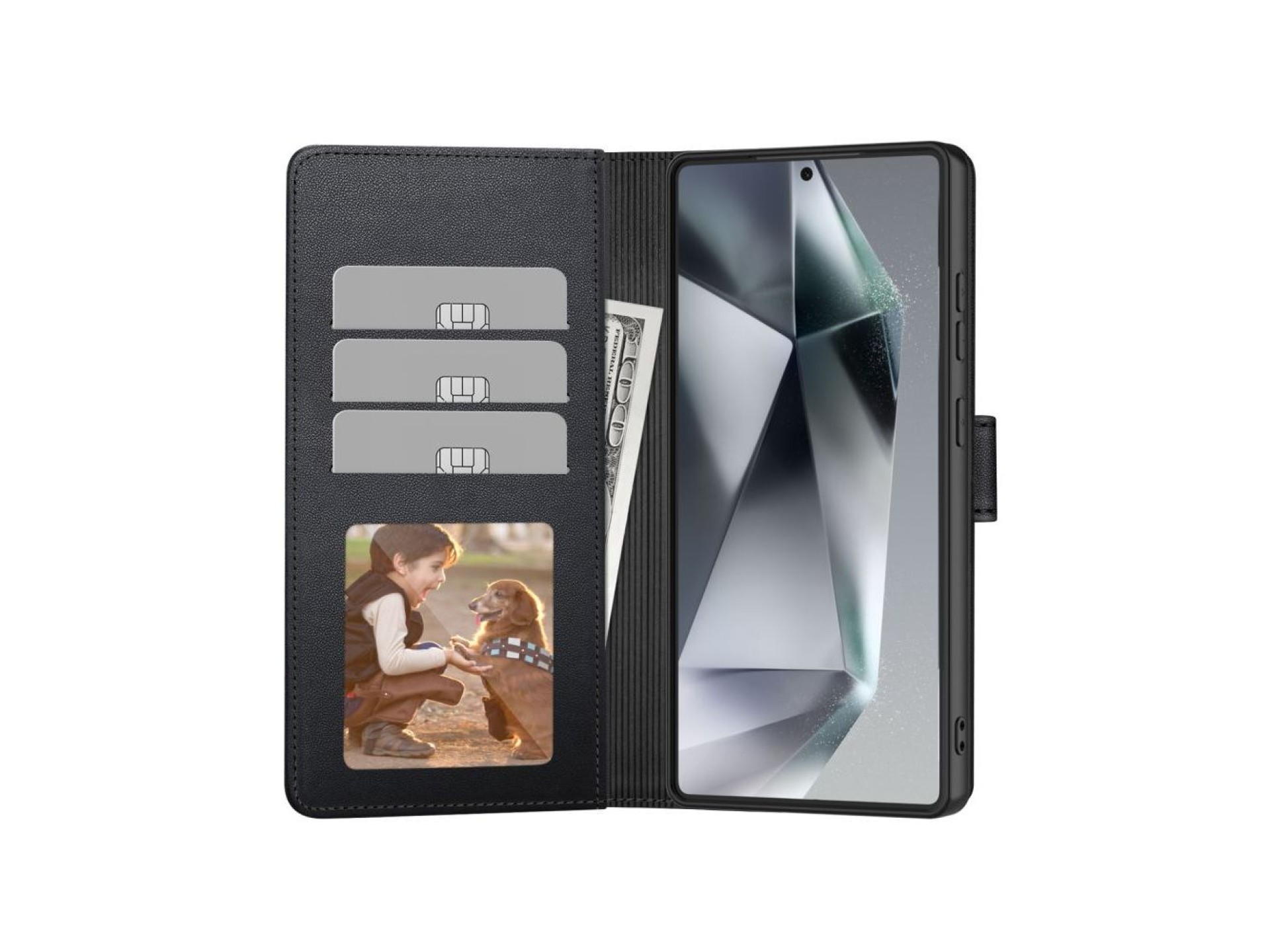 Capa carteira Tech-Protect para Samsung Galaxy A57 5G - Preta