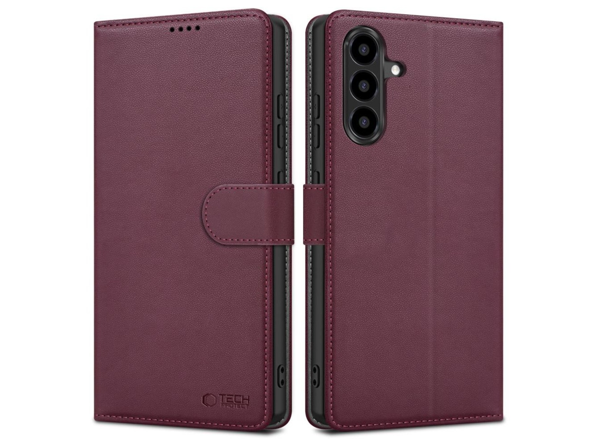 Capa carteira Tech-Protect para Samsung Galaxy A57 5G - Bordô