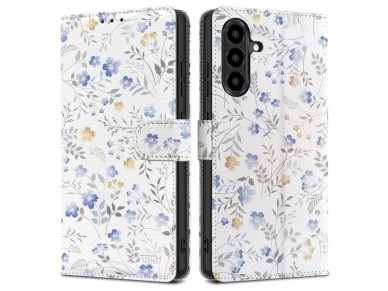 Funda tipo cartera Tech-Protect para Samsung Galaxy A57 5G - Flores de colores Funda tipo cartera Tech-Protect para Samsung Galaxy A57 5G - Flores de colores