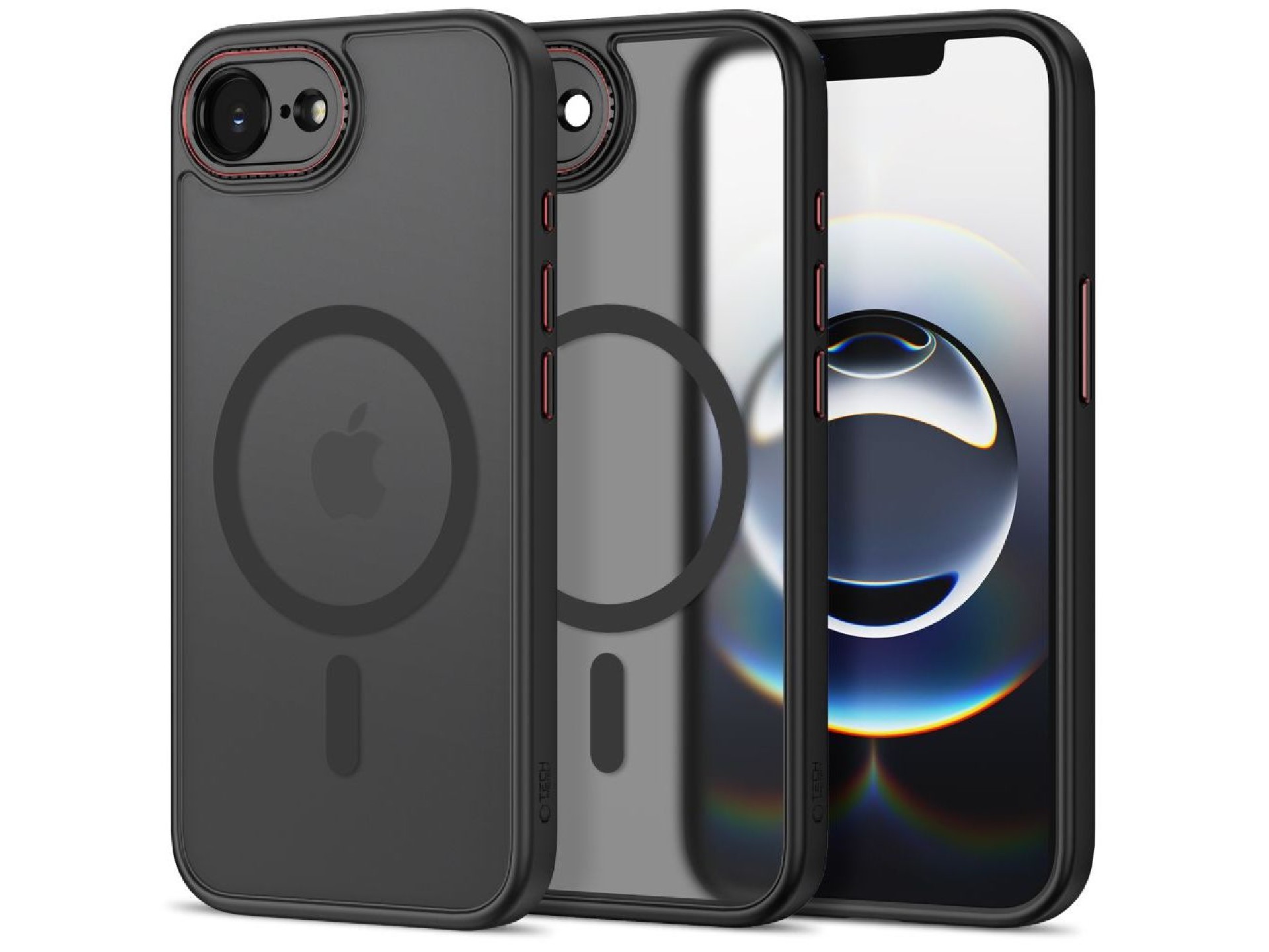 Tech-Protect MagCam Case for iPhone 16E / 17E - Semi-Transparent