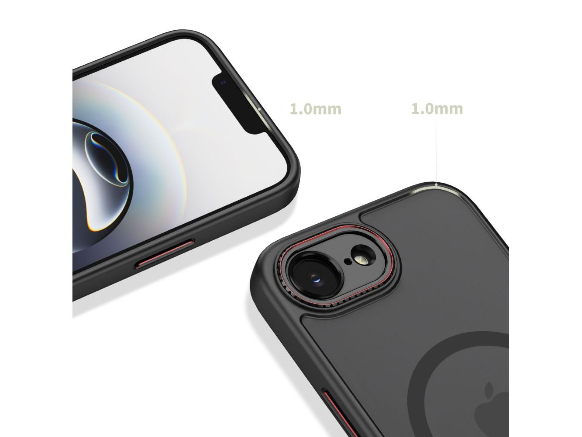 Tech-Protect MagCam Case for iPhone 16E / 17E - Semi-Transparent