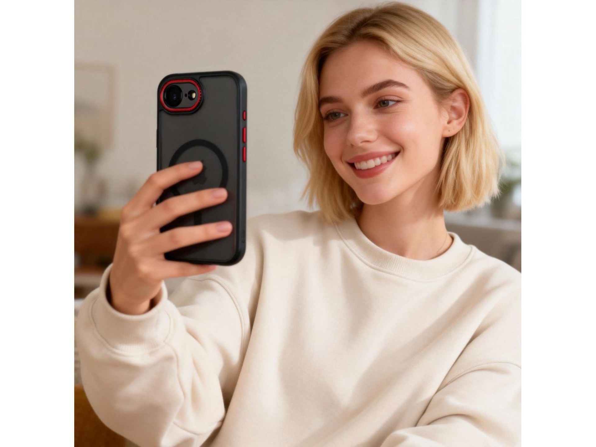 Tech-Protect MagCam Case for iPhone 16E / 17E - Semi-Transparent