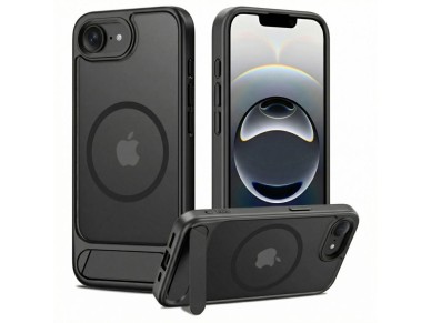 Capa Tech-Protect MagRack MagSafe para iPhone 16E / 17E - Preta Capa Tech-Protect MagRack MagSafe para iPhone 16E / 17E - Preta
