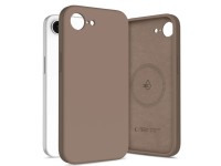 Capa de silicone Tech-Protect MagSafe para iPhone 16E / 17E - Marrom Capa de silicone Tech-Protect MagSafe para iPhone 16E / 17E - Marrom