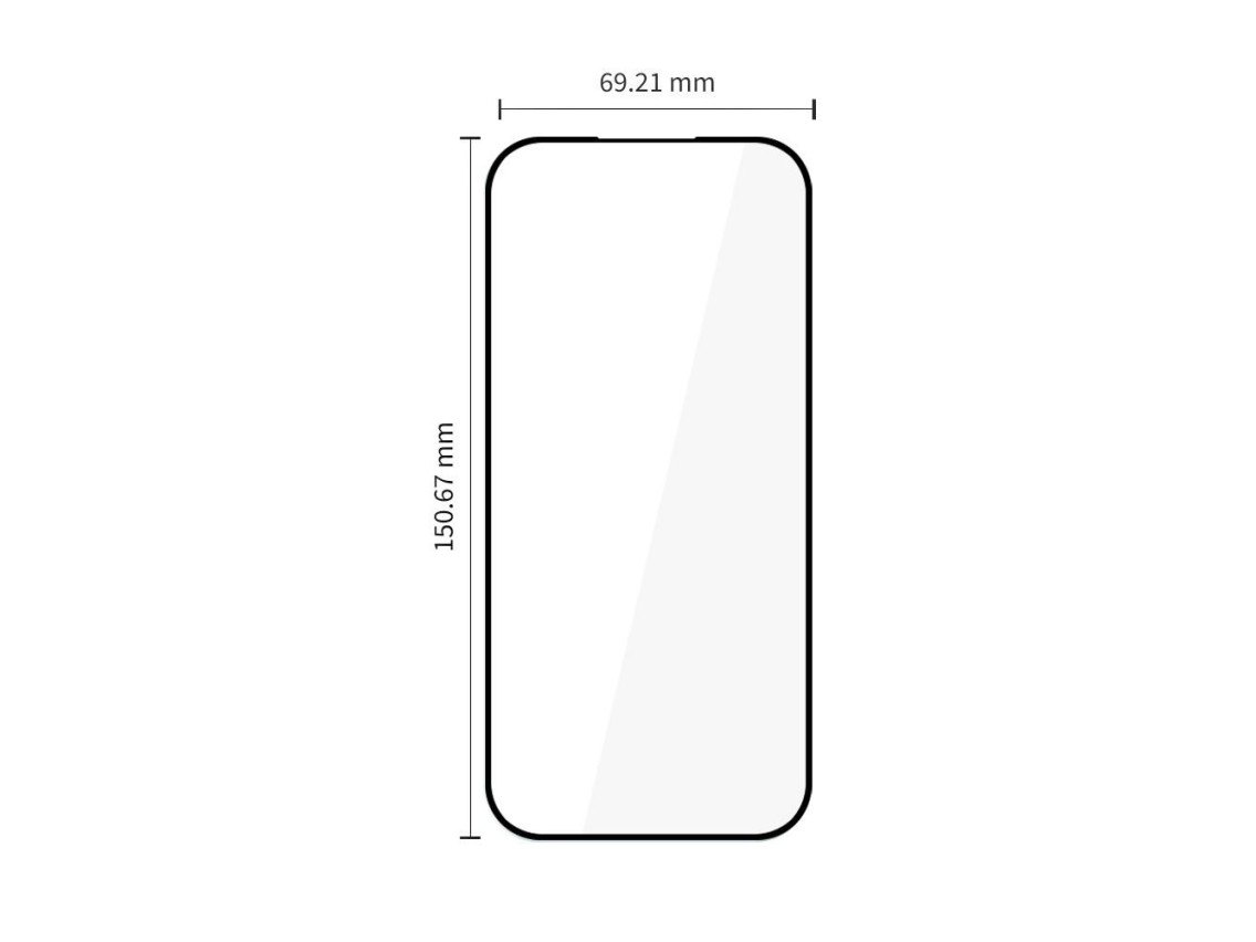 Tech-Protect Glass Fit+ 2-Pack Tempered Glass for Google Pixel 9A / 20A - Black