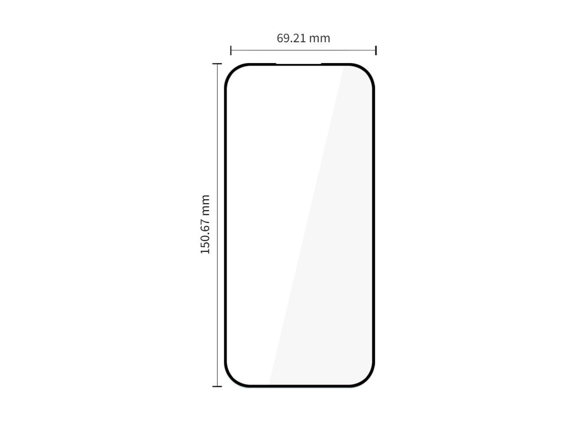 Tech-Protect Glass Fit+ 2-Pack Tempered Glass for Google Pixel 9A / 20A - Black