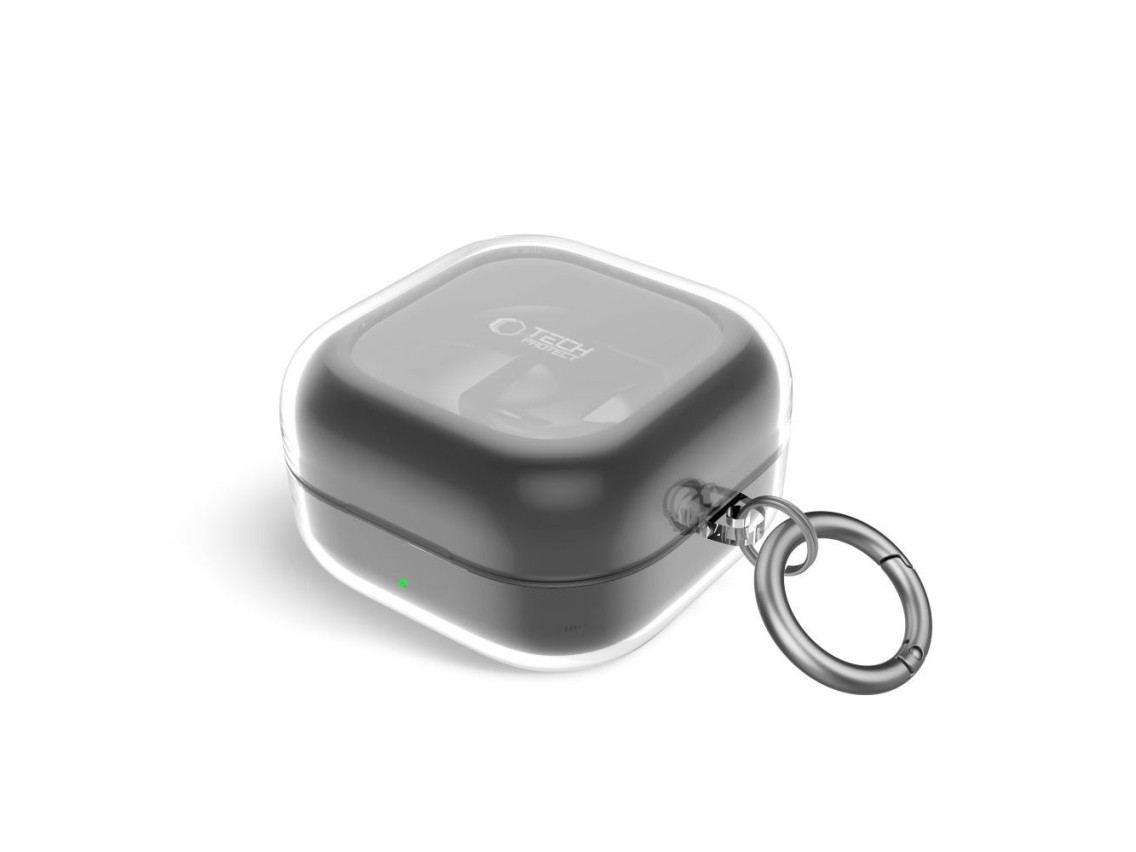 Funda Tech-Protect FlexAir para Samsung Galaxy Buds 4 / Buds 4 Pro - Transparente