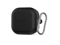 Funda de silicona Tech-Protect con gancho para Samsung Galaxy Buds 4/4 Pro - Negra Funda de silicona Tech-Protect con gancho para Samsung Galaxy Buds 4/4 Pro - Negra