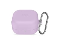 Funda de silicona Tech-Protect con gancho para Samsung Galaxy Buds 4/4 Pro - Morado Funda de silicona Tech-Protect con gancho para Samsung Galaxy Buds 4/4 Pro - Morado