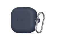 Capa de silicone Tech-Protect com gancho para Samsung Galaxy Buds 4 / 4 Pro - Azul Marinho