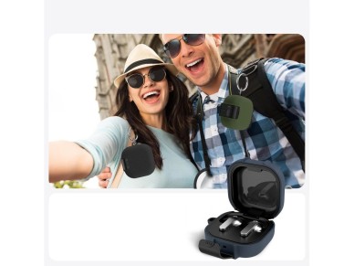 Tech-Protect Slim Hook Case for Samsung Galaxy Buds 4 / 4 Pro - Black Tech-Protect Slim Hook Case for Samsung Galaxy Buds 4 / 4 Pro - Black