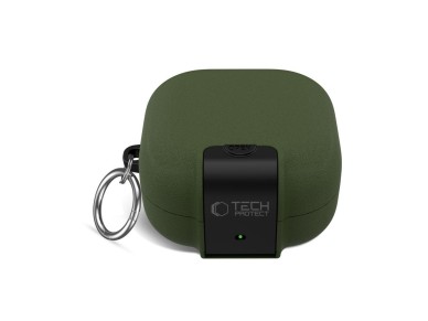 Tech-Protect Slim Hook Case for Samsung Galaxy Buds 4 / 4 Pro - Green Tech-Protect Slim Hook Case for Samsung Galaxy Buds 4 / 4 Pro - Green
