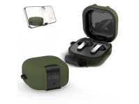 Funda Tech-Protect Slim con gancho para Samsung Galaxy Buds 4/4 Pro - Verde Funda Tech-Protect Slim con gancho para Samsung Galaxy Buds 4/4 Pro - Verde