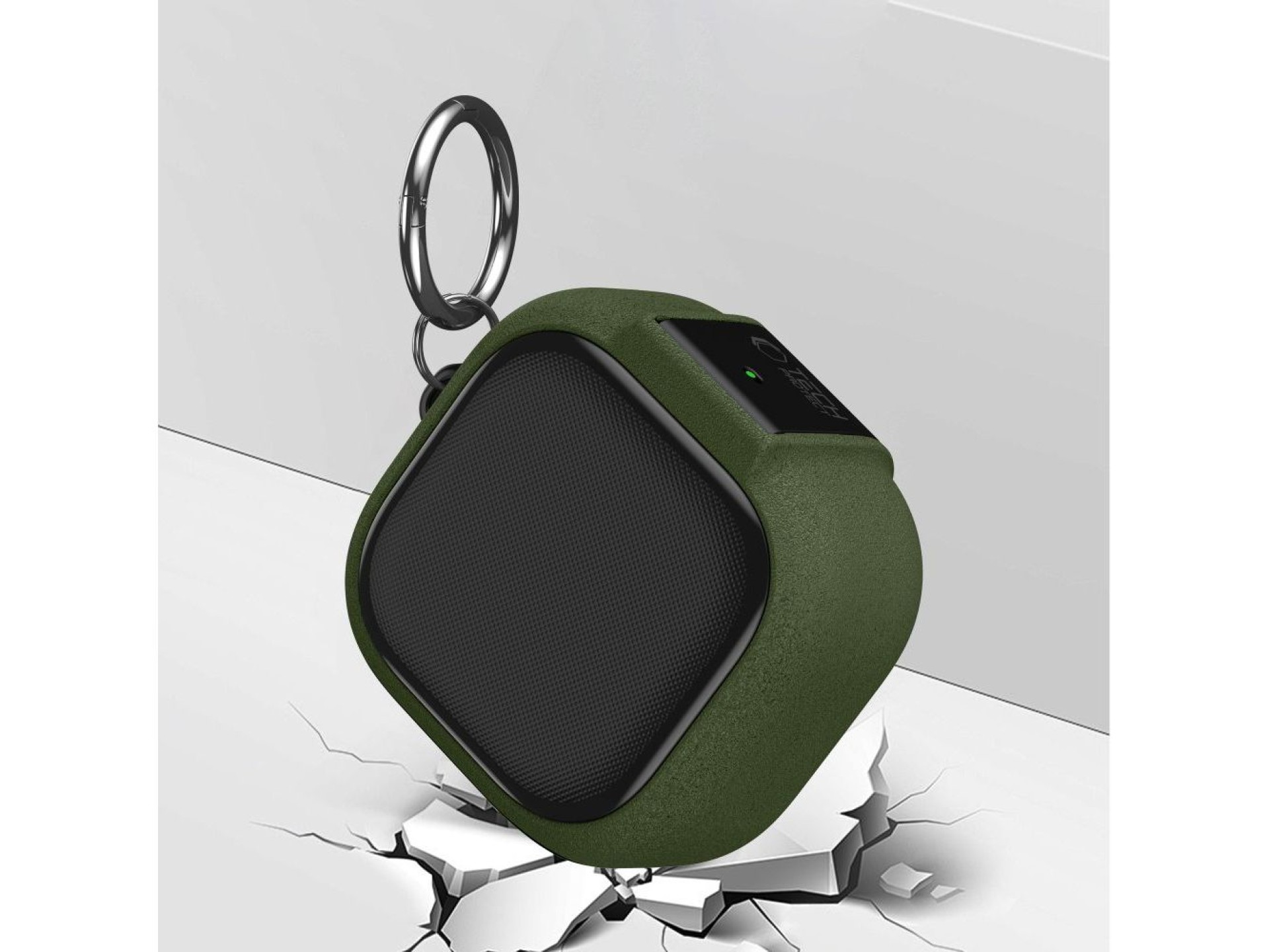 Funda Tech-Protect Slim con gancho para Samsung Galaxy Buds 4/4 Pro - Verde