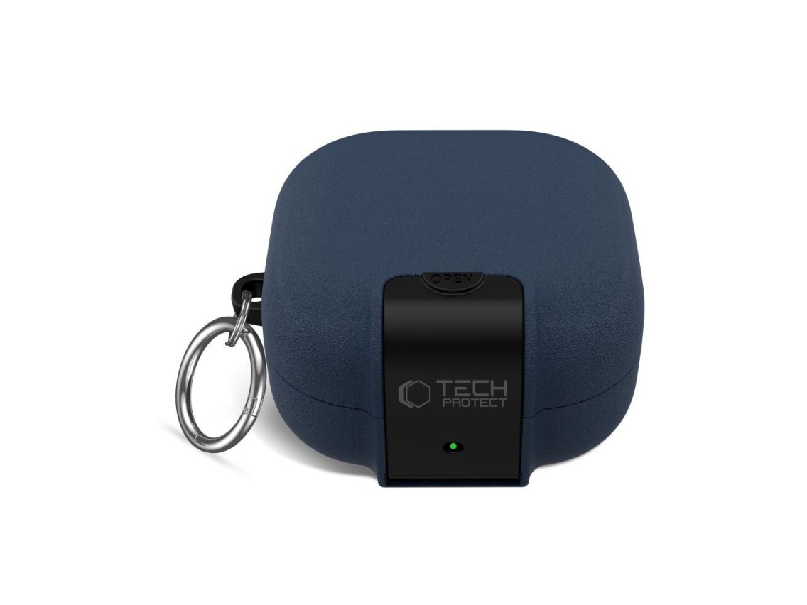 Tech-Protect Slim Hook Case for Samsung Galaxy Buds 4 / 4 Pro - Navy Blue