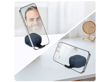 Capa Tech-Protect Slim Hook para Samsung Galaxy Buds 4 / 4 Pro - Azul Marinho
