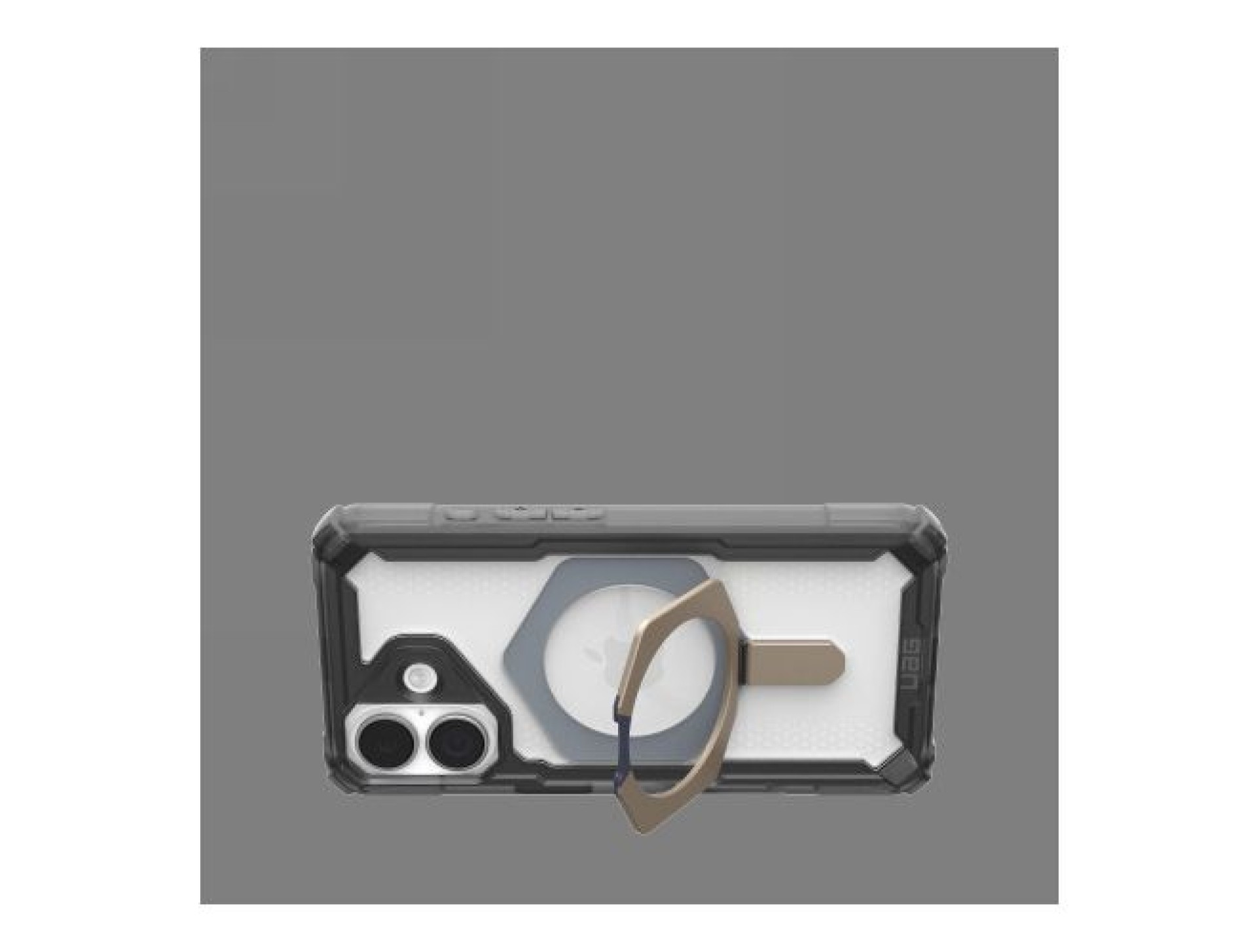 Capa UAG Plasma XTE MagSafe para iPhone 17 - cinza e titânio