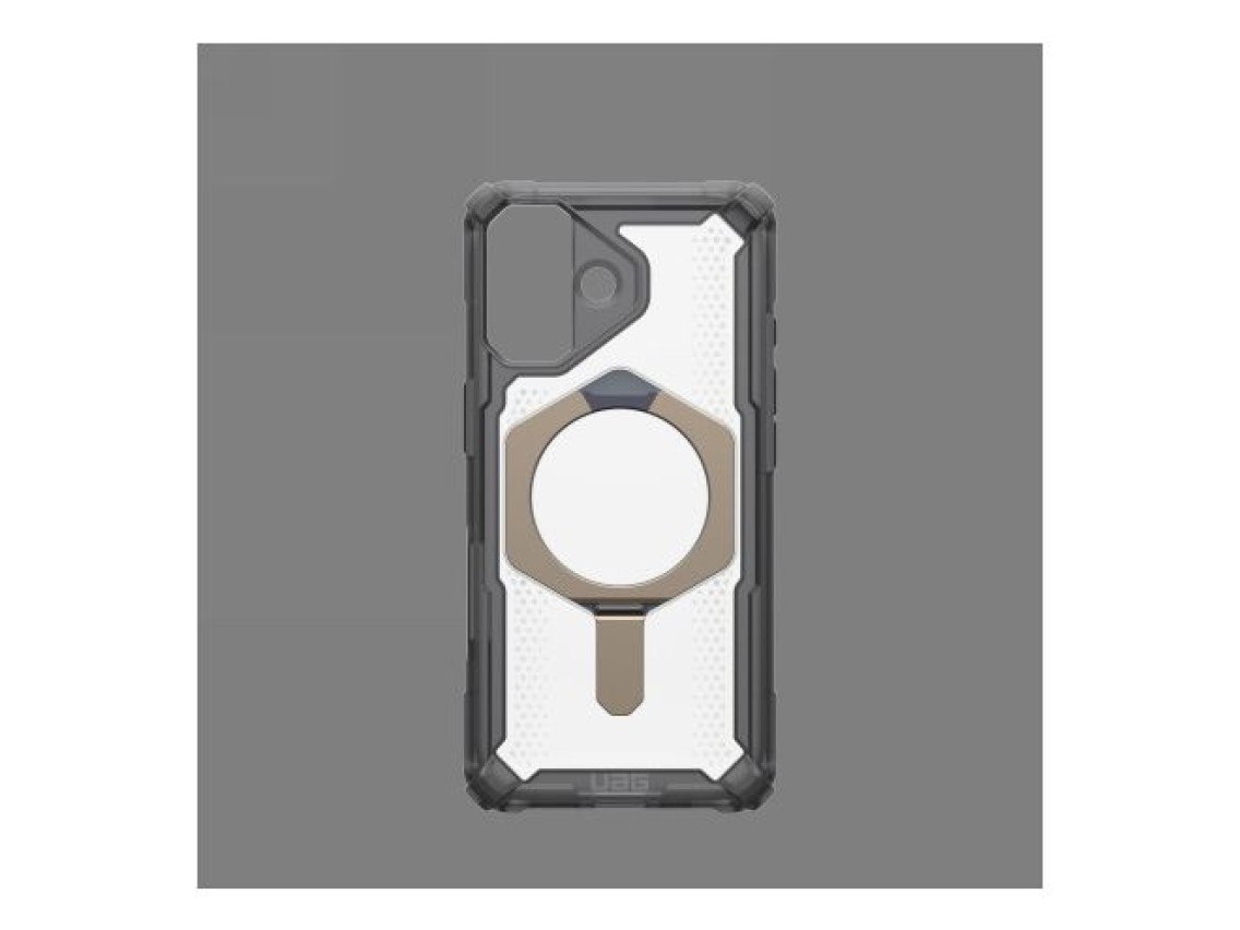 Capa UAG Plasma XTE MagSafe para iPhone 17 - cinza e titânio