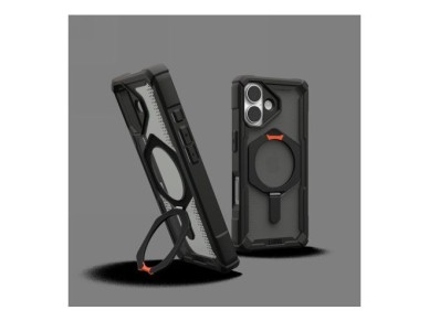 UAG Plasma XTE MagSafe case for iPhone 17 - black and orange UAG Plasma XTE MagSafe case for iPhone 17 - black and orange