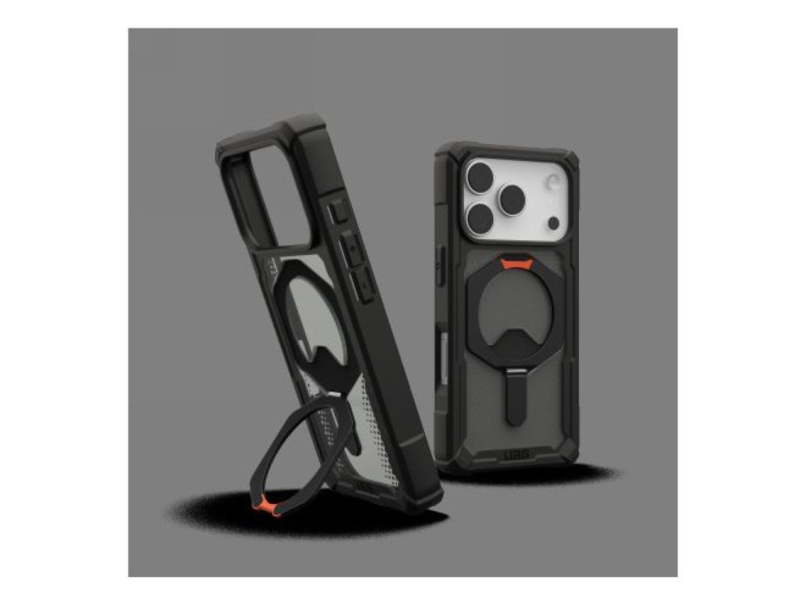 Funda UAG Plasma XTE MagSafe para iPhone 17 Pro - Negra y naranja