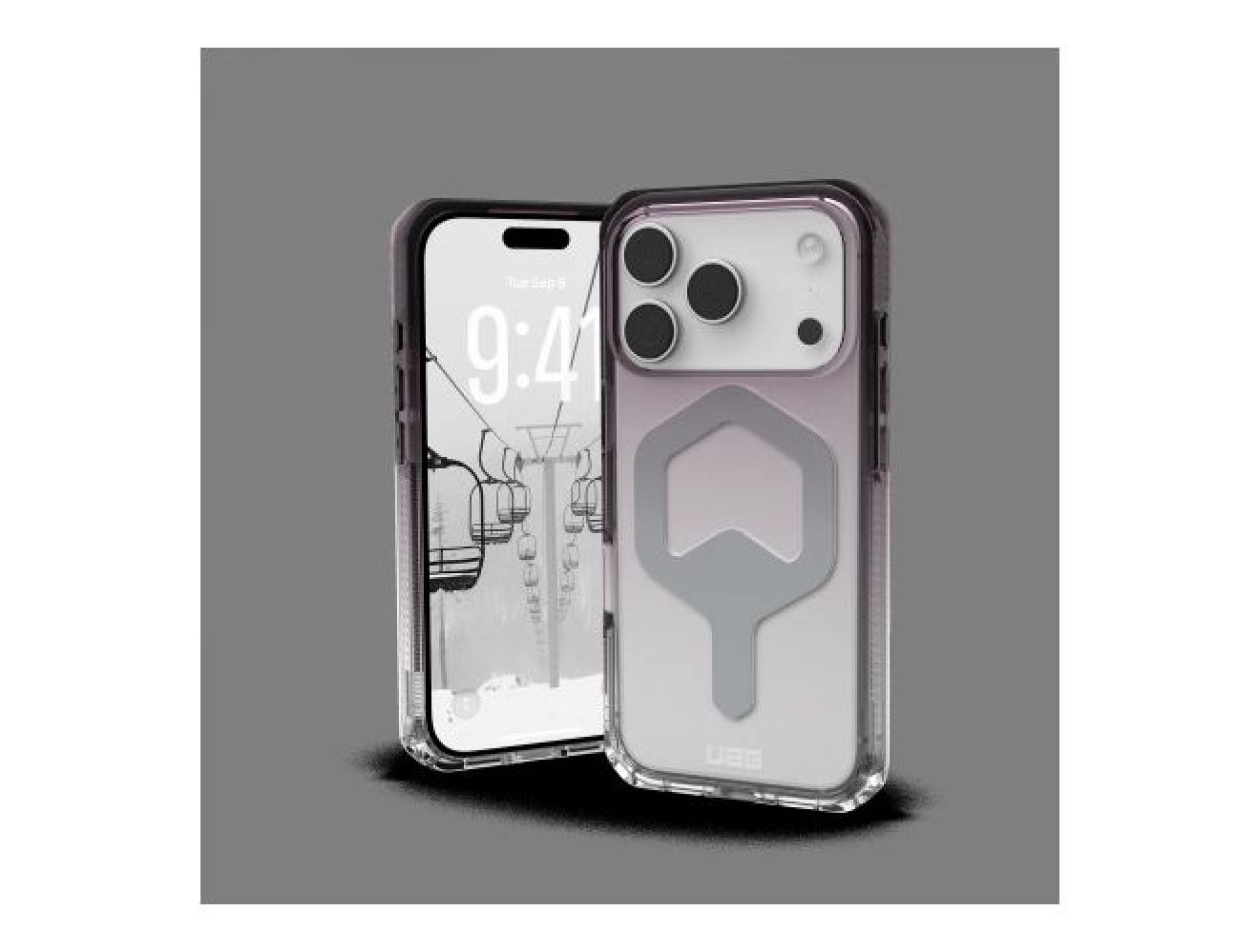Capa UAG Plyo MagSafe para iPhone 17 Pro - Preta Transparente