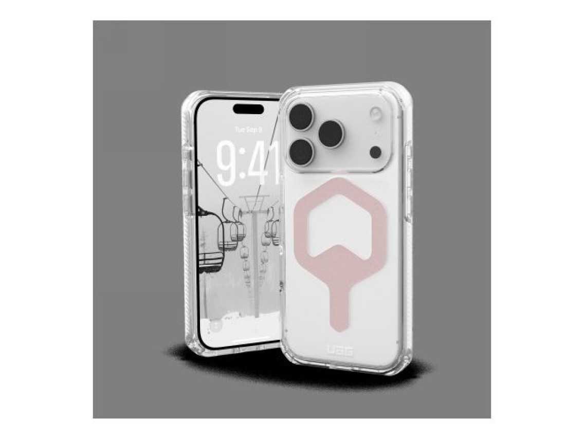 Funda UAG Plyo MagSafe para iPhone 17 Pro - Rosa transparente