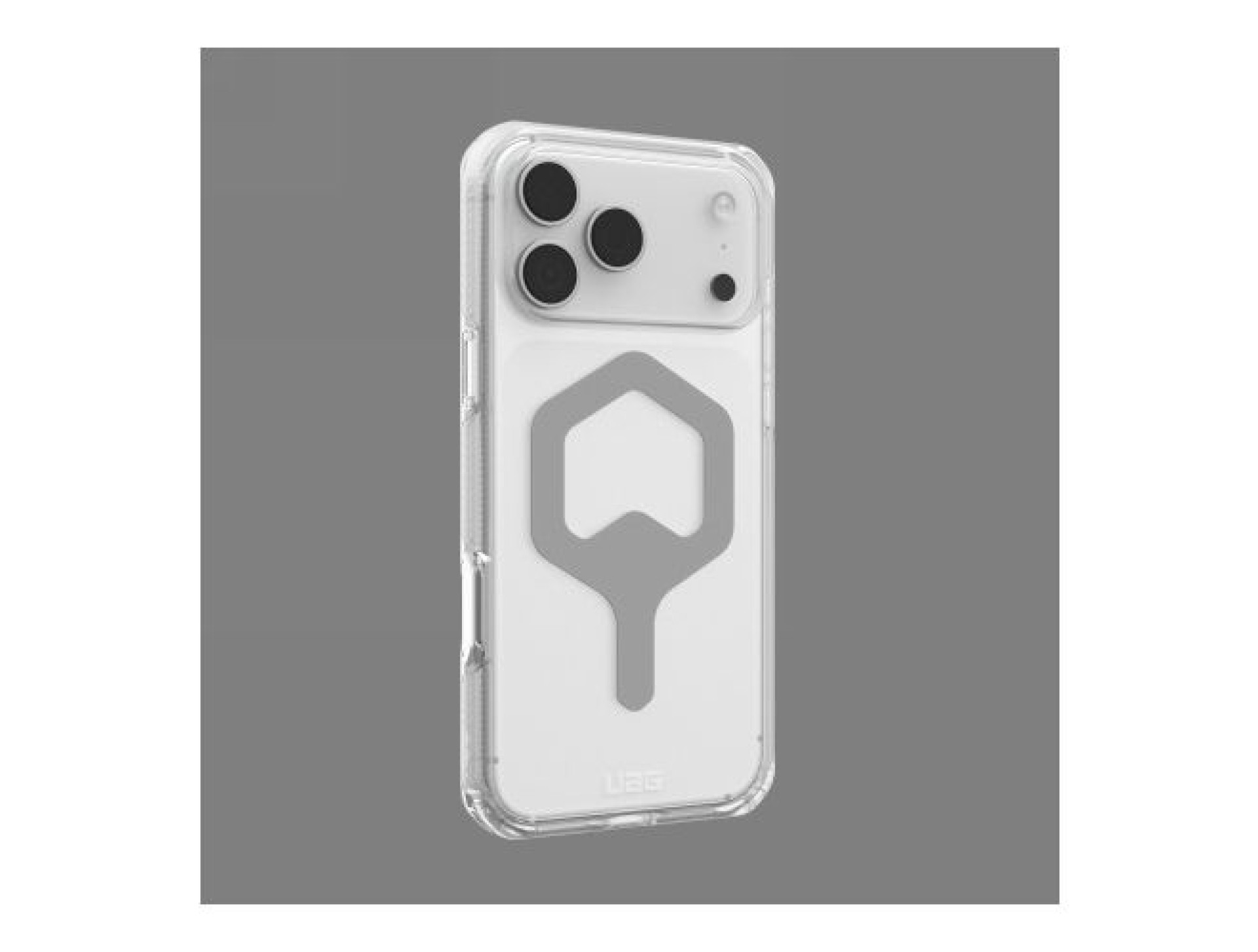 Capa UAG Plyo MagSafe para iPhone 17 Pro Max - Prata Transparente
