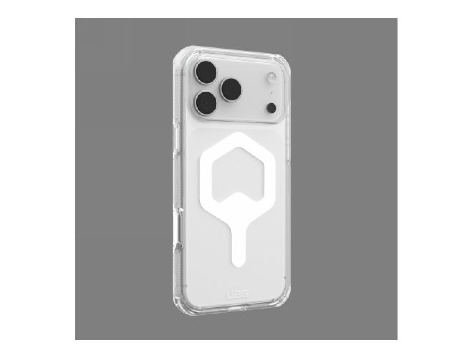 Capa UAG Plyo MagSafe para iPhone 17 Pro Max - Transparente e Branca