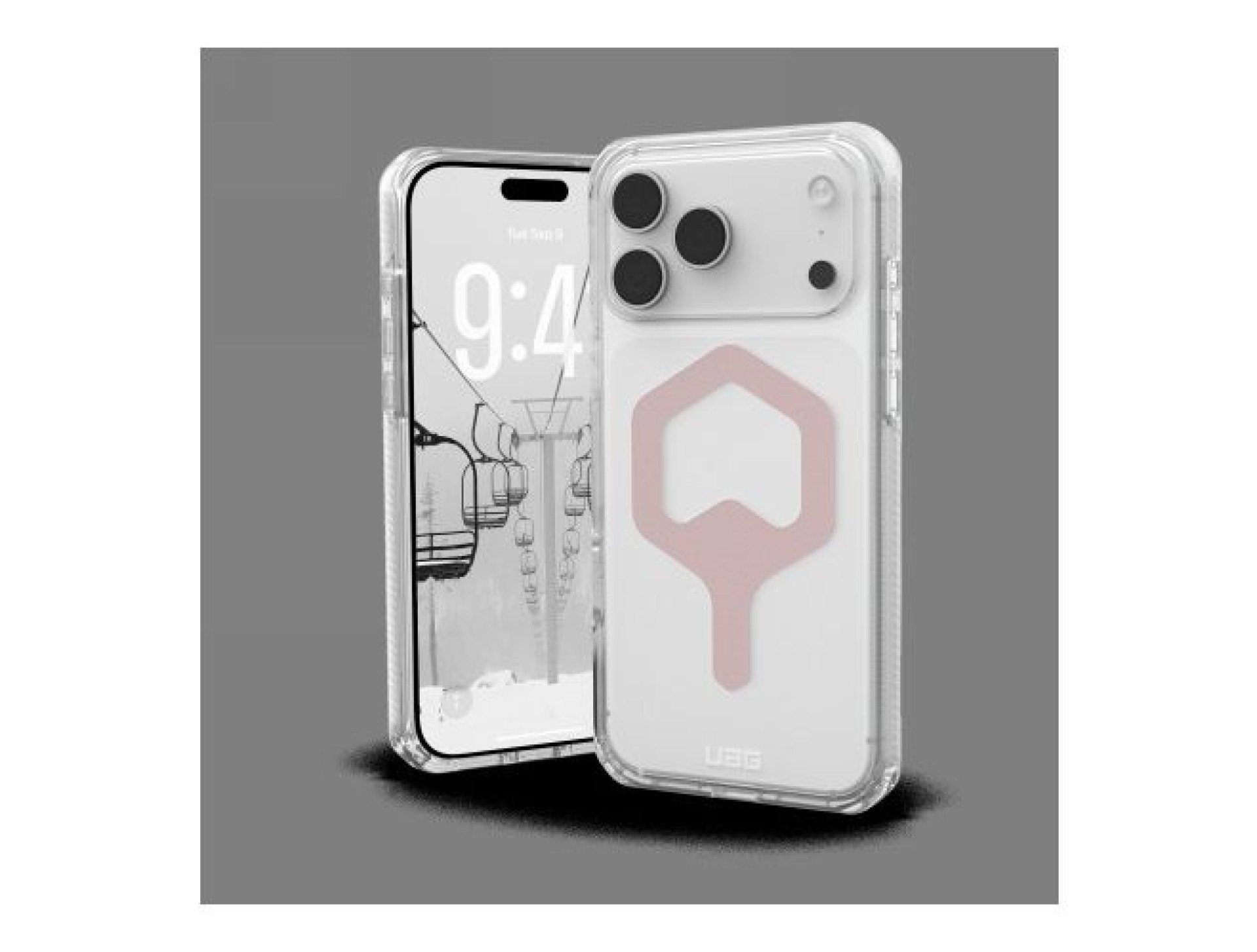 Funda UAG Plyo MagSafe para iPhone 17 Pro Max - Rosa transparente
