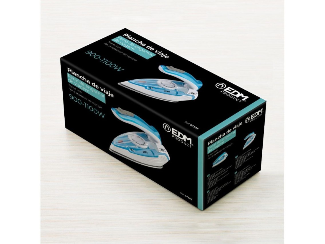 Ferro de engomar de viagem 1100 w