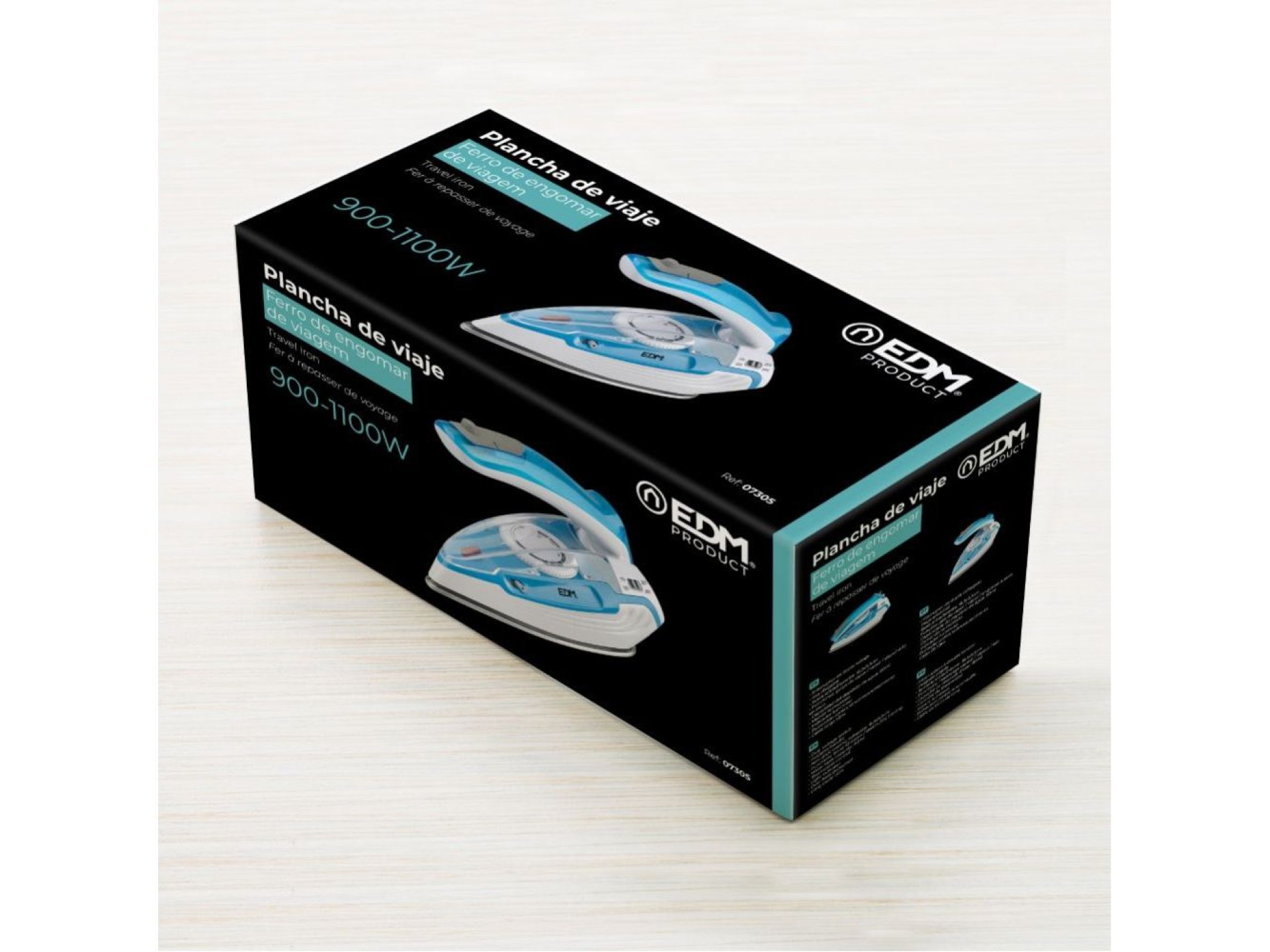 Ferro de engomar de viagem 1100 w