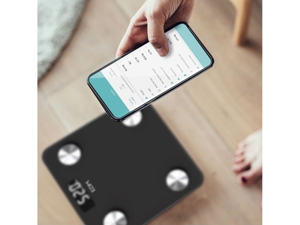 Balança de casa de banho digital inteligente com bluetooth edm
