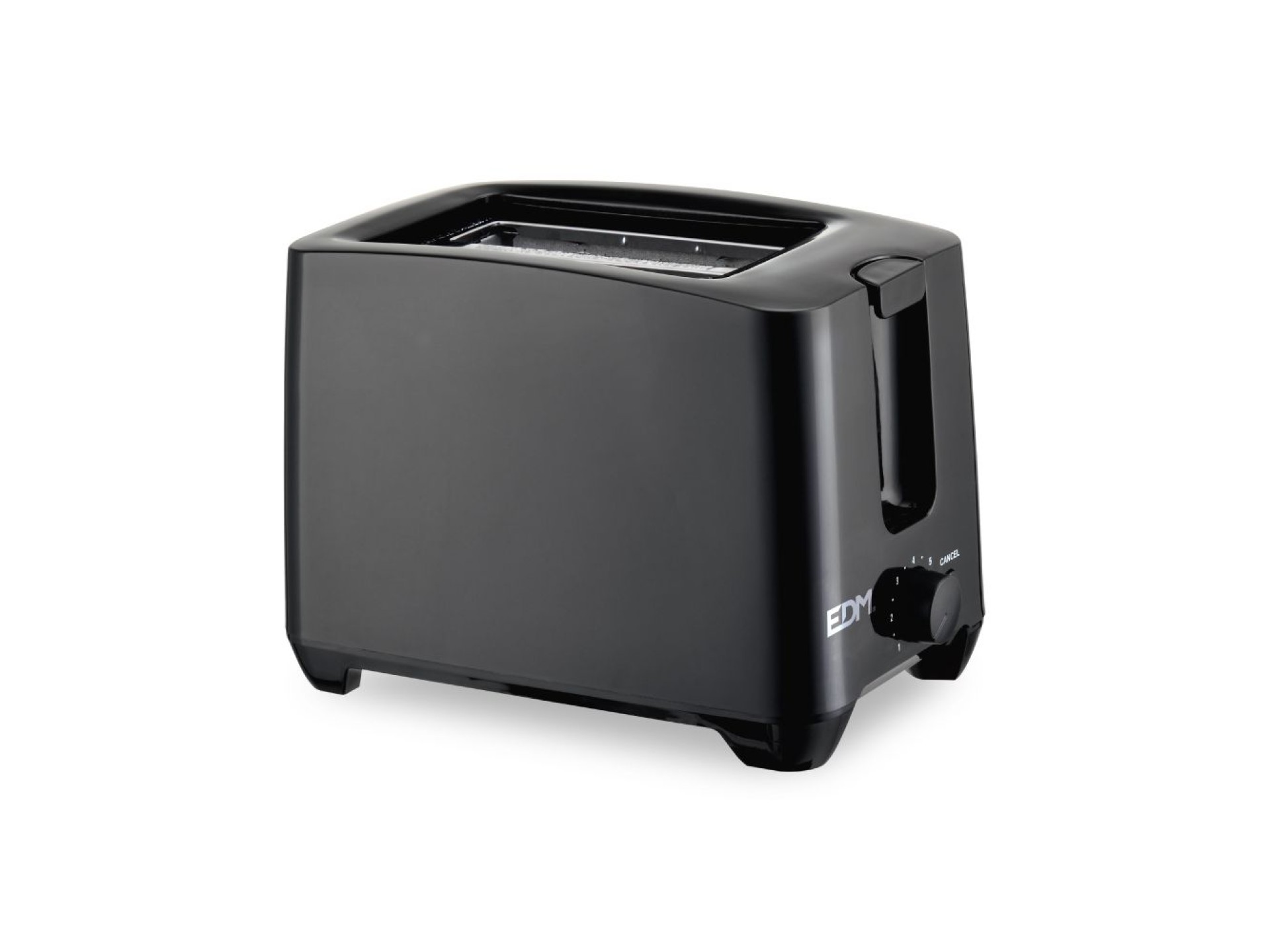750w black design toaster edm