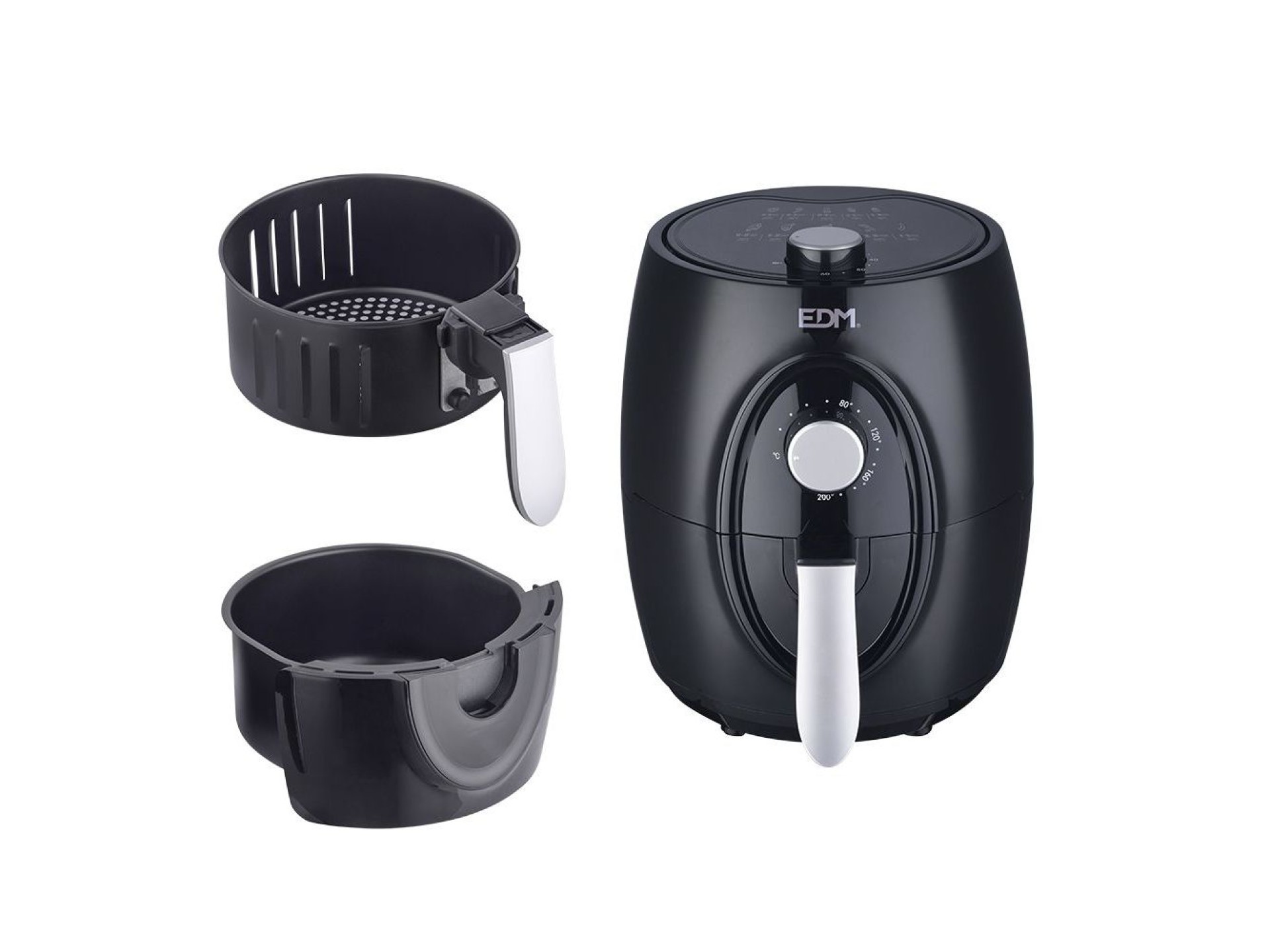 Fritadeira de ar 3,6l 1400w com cesto *** promoção brinde 1 unidade ref. 07788 - papel para fritadei
