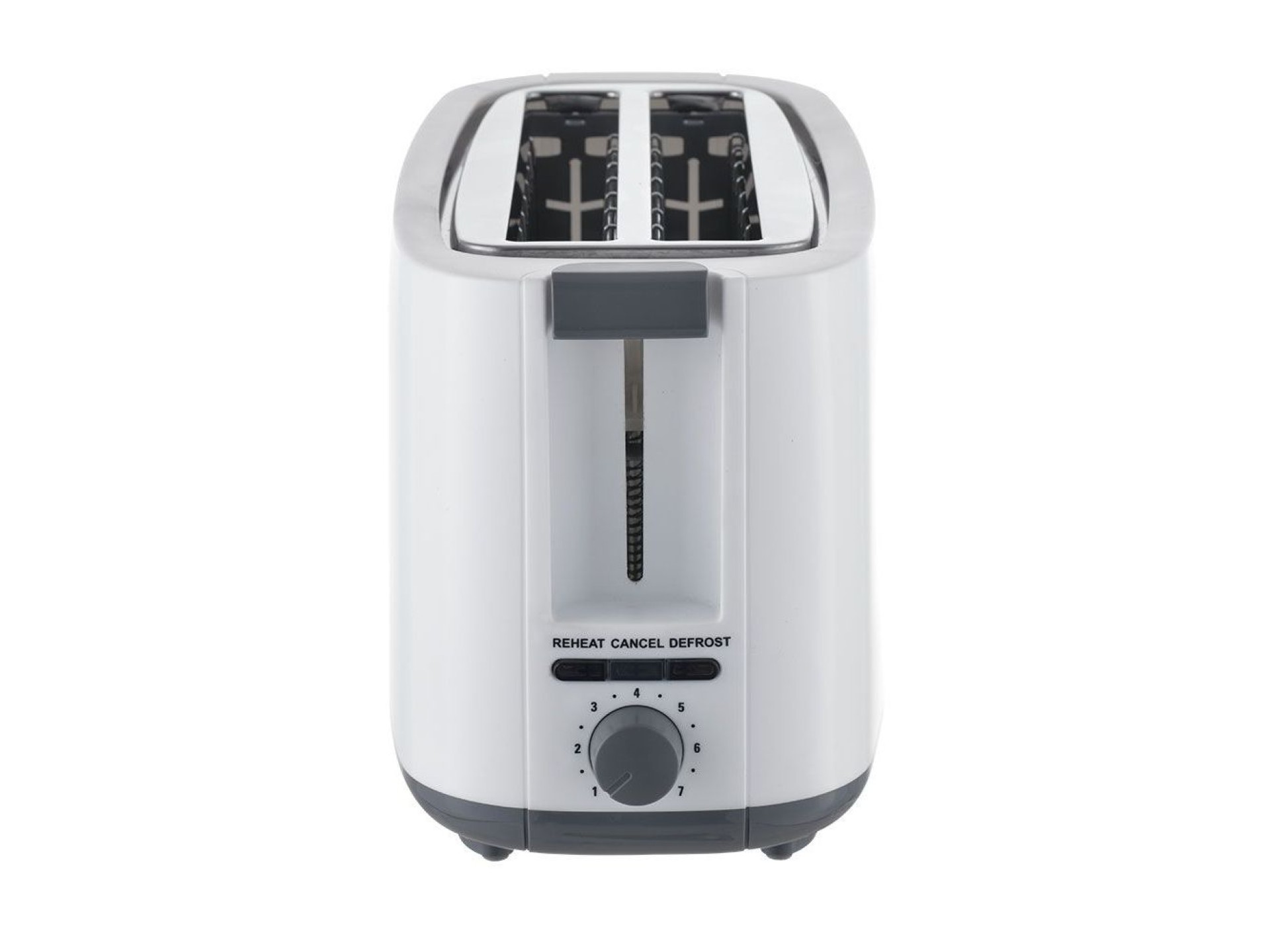 White design edm double long slot toaster 1400w