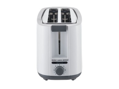White design edm double long slot toaster 1400w