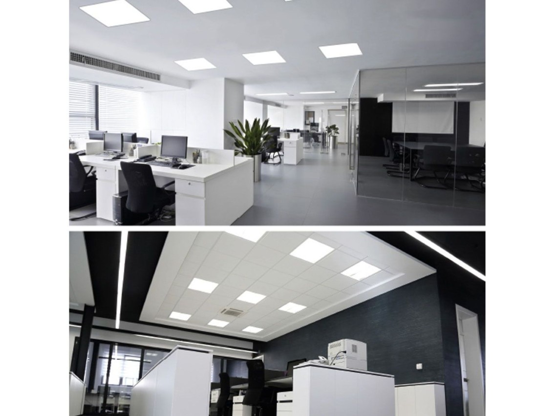 Panel led 40 w 4000 k 4300 lm luz dia 59,5 x 59,5 x 3,5 cm