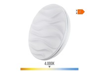 Candeeiro super led de superf�cie modelo desert 24 w 4000 k 2490 lm �38 x 7 cm