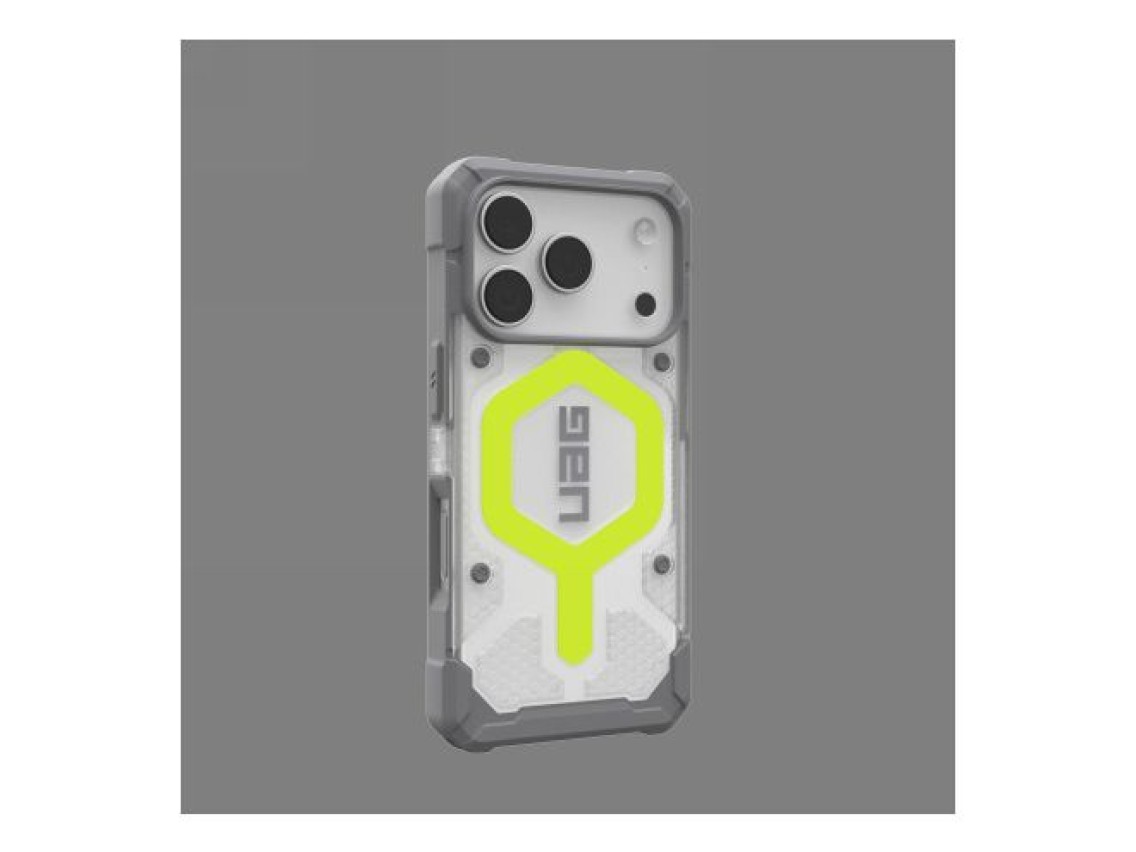 UAG Pathfinder Clear MagSafe Case for iPhone 17 Pro - Neon Gray