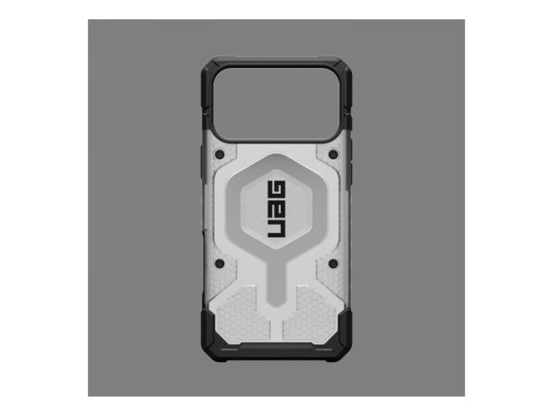 Funda MagSafe transparente UAG Pathfinder para iPhone 17 Pro Max - Blanco y gris