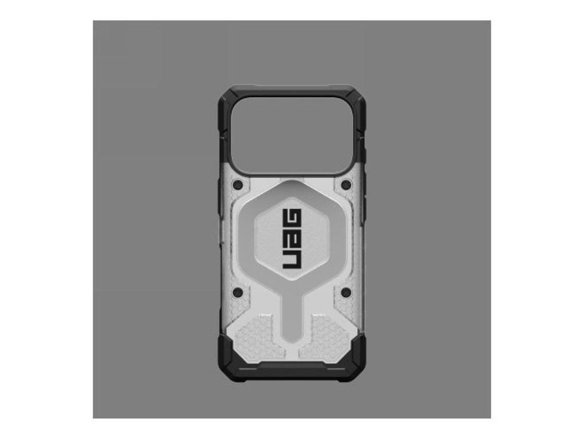 Capa UAG Pathfinder Clear MagSafe para iPhone 17 Pro - Branca e Cinza