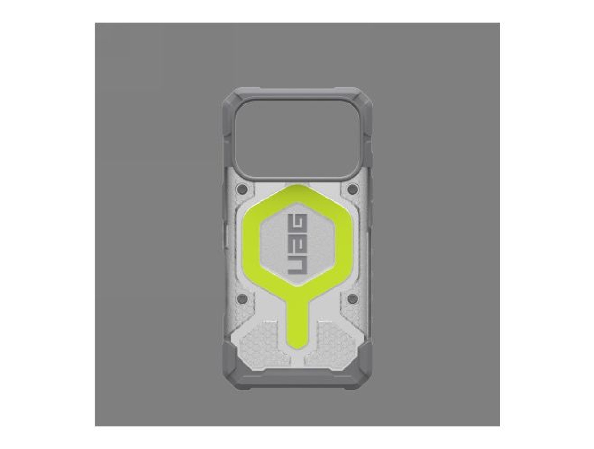 UAG Pathfinder Clear MagSafe Case for iPhone 17 Pro - Neon Gray