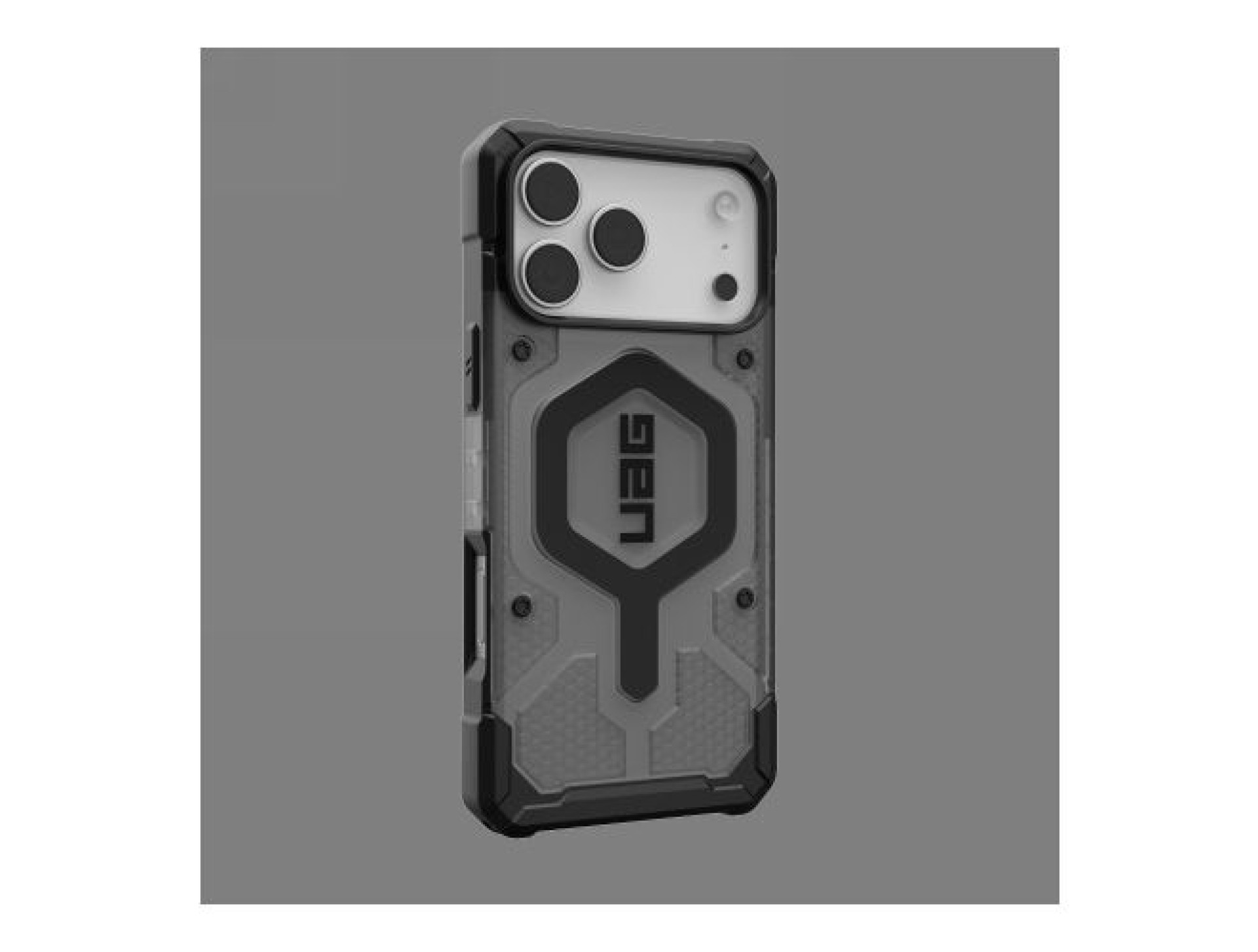 Funda MagSafe transparente UAG Pathfinder para iPhone 17 Pro Max - Gris/Negro