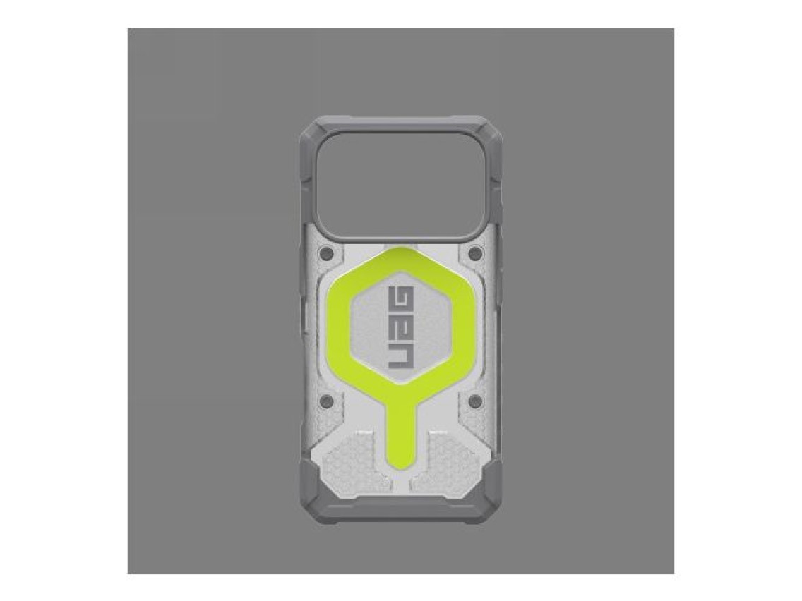 UAG Pathfinder Clear MagSafe Case for iPhone 17 Pro - Neon Gray